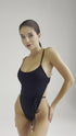 AIRRA Nissi Swimsuit Ribbed Black